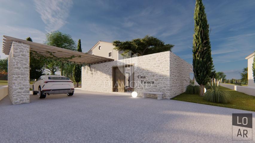 Surroundings of Poreč, Mediterranean villa with swimming pool in a quiet place