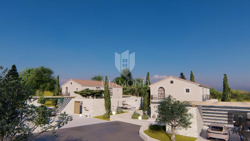 Surroundings of Poreč, Mediterranean villa with swimming pool in a quiet place