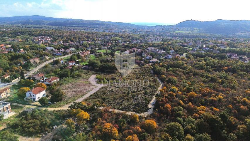 Labin, excellent building land near the city