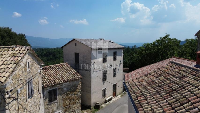 Cerovlje, stone house with a panoramic view