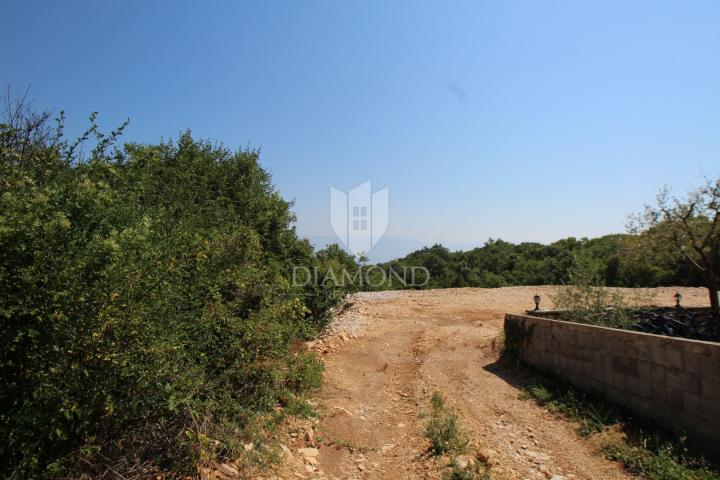 Labin, Rabac, building plot with sea view