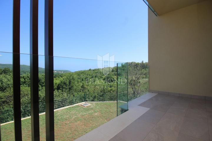 Labin, Luxusapartment in einem Neubau mit Meerblick