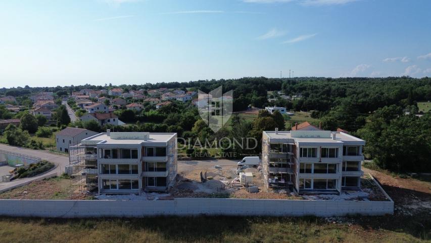 Žminj, two-room apartment on the ground floor of a new building