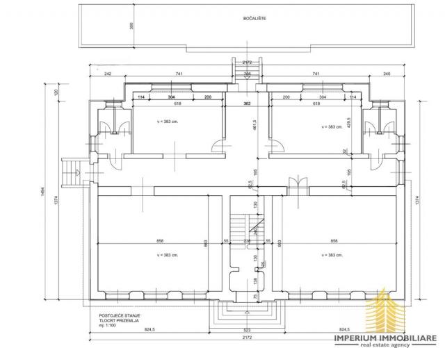 Jedinstvena nekretnina površine 500 m2 na parceli 1080 m2