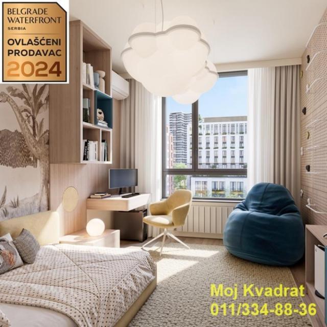 Savski venac, Beograd na vodi – BW Vizia, 109m2 – BEZ PROVIZIJE ZA KUPCE!!!