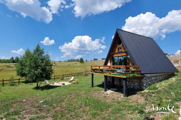 Nova dvospratna kuća sa terasom, đakuzijem i pogledom na planinu na Žabljaku