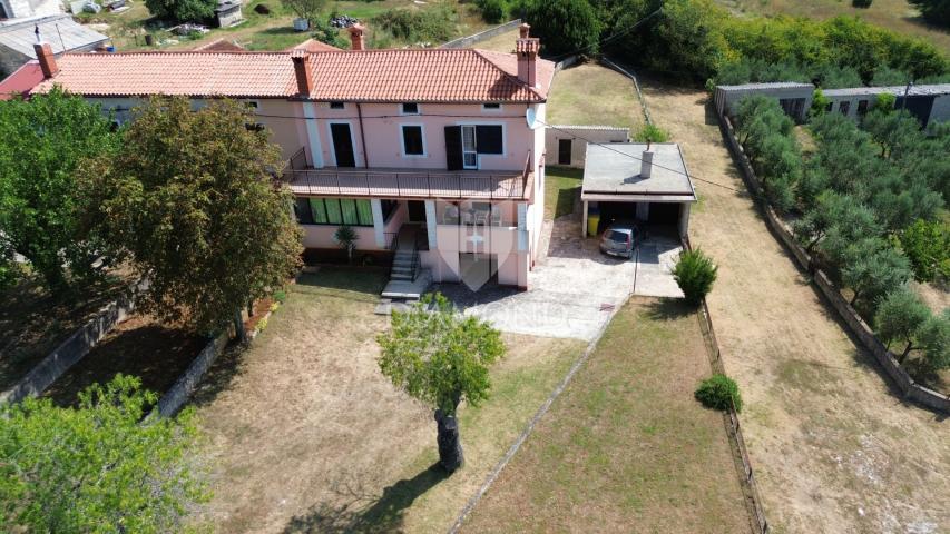 Barban, Umgebung, Haus mit freiem Blick auf das Meer