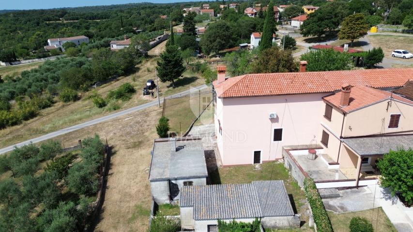 Barban, Umgebung, Haus mit freiem Blick auf das Meer