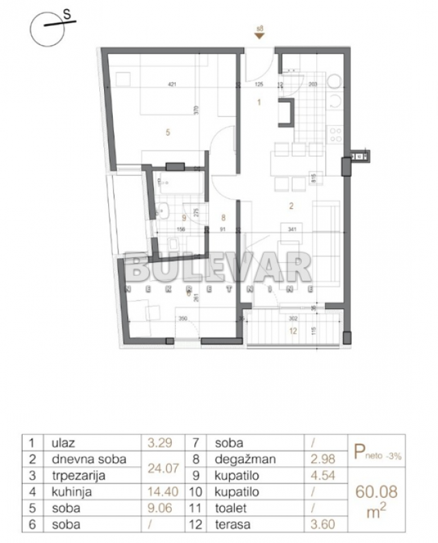 Novogradnja, Čalije, Povraćaj pdv-a, 63  m2