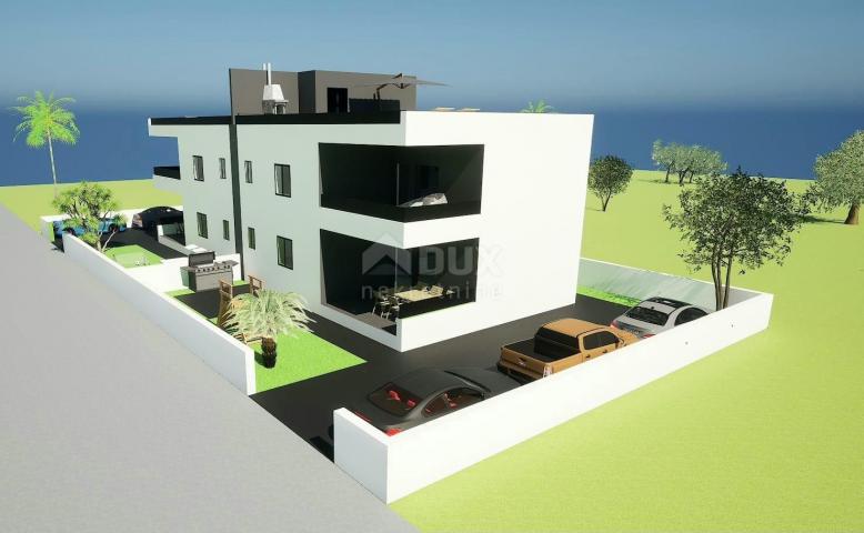 ZADAR, PRIVLAKA - New construction! Superb penthouse only 140 meters from the beach with an irresist