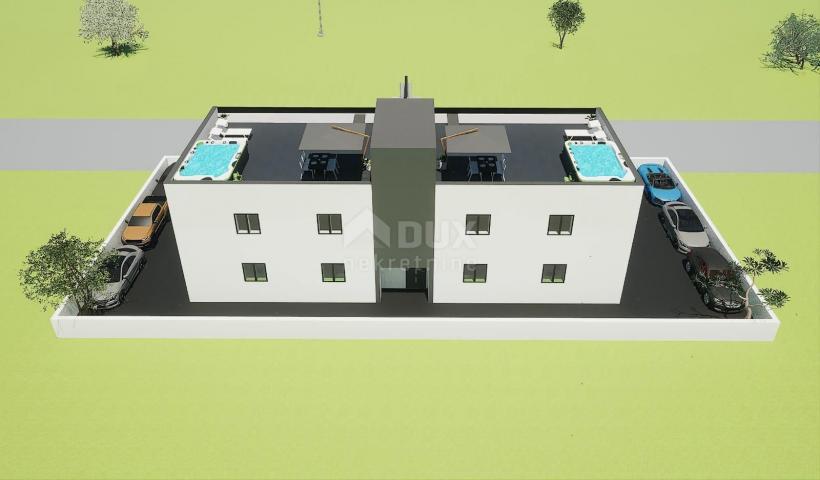 ZADAR, PRIVLAKA - New construction! Superb penthouse only 140 meters from the beach with an irresist