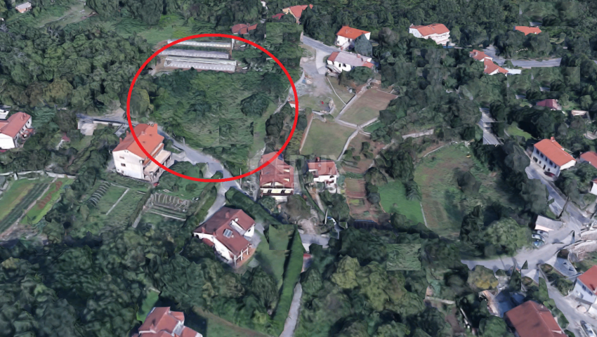 OPATIJA, IČIĆI, POLJANE - građevinsko zemljište 1450m2 S 2 GRAĐEVINSKE DOZVOLE i pogledom na more 