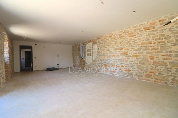 Barban, central Istria, renovated stone house with swimming pool