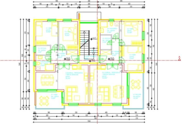 Sveti Petar, Biograd na Moru – Apartman S5 na drugom katu površine od 95 m2 