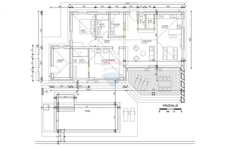 LUN -ZEMLJIŠTE SA PROJEKTOM 743 M2