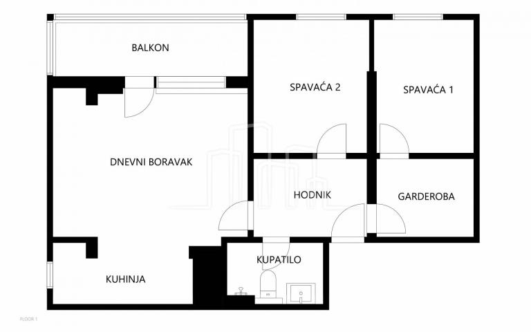 Novogradnja stan Od 76m² dvije spavaće i garaža 