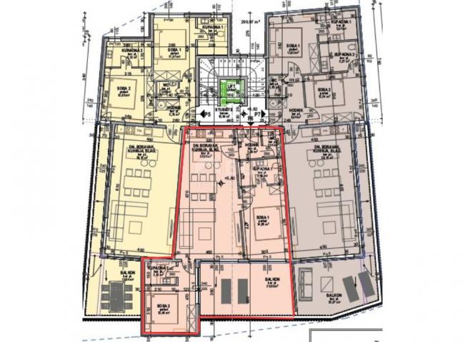 OPATIJA, ZENTRUM – luxuriöse Wohnung in einem neuen Gebäude mit Meerblick, Gemeinschaftspool, Garage