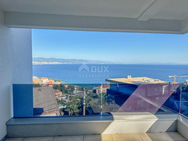 OPATIJA, CENTER - a beautiful apartment in a new building with a sea view