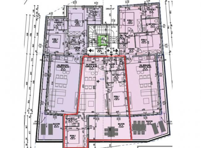 OPATIJA, ZENTRUM - Wohnung in einem neuen Gebäude mit Meerblick, Gemeinschaftspool, Garage