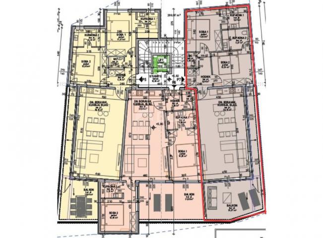 OPATIJA, ZENTRUM – fantastische Wohnung in einem neuen Gebäude mit Meerblick, Gemeinschaftspool, Gar