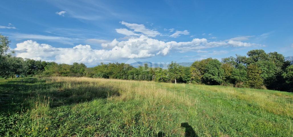 ISTRIA, PIĆAN - Beautiful complex of construction and agricultural land, view of Učka - complete pri