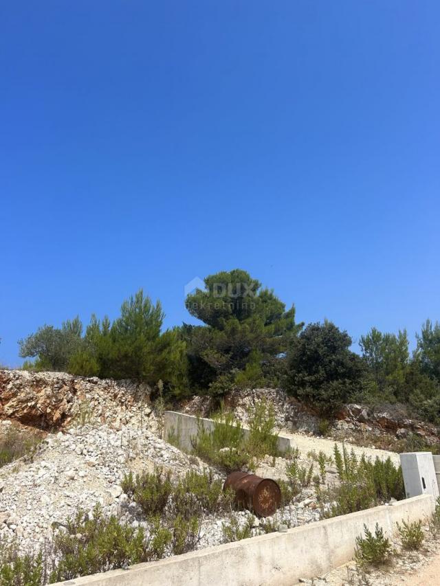 ZADAR, ZATON - Building plot, first row to the sea