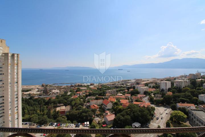 Rijeka, Turnić, one bedroom apartment with sea view