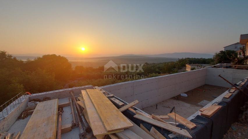 OTOK KRK, GRAD KRK (okolica) - luksuzna vila u izgradnji