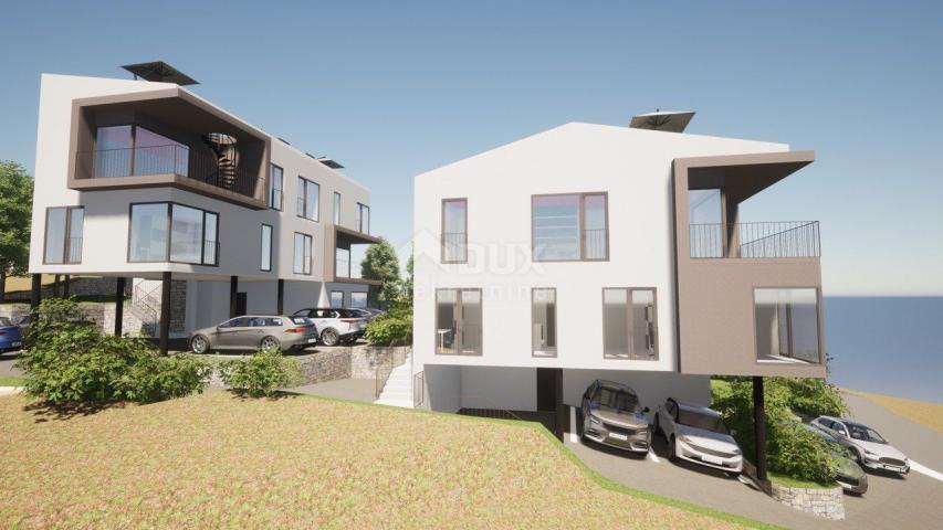 OPATIJA, PAVLOVAC - größere Wohnung 137m2, 3 Schlafzimmer, Dachterrasse, Neubau in der Nähe von Opat