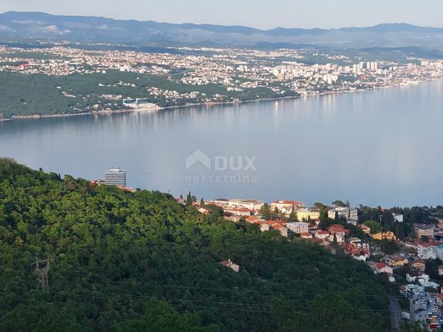 OPATIJA, KOLAVIĆI - građevinsko zemljište 3000m2 s panoramskim pogledom na more