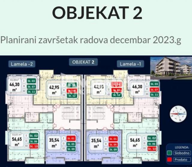 Ledine-Novogradnja sa Pdv-om ID#2529