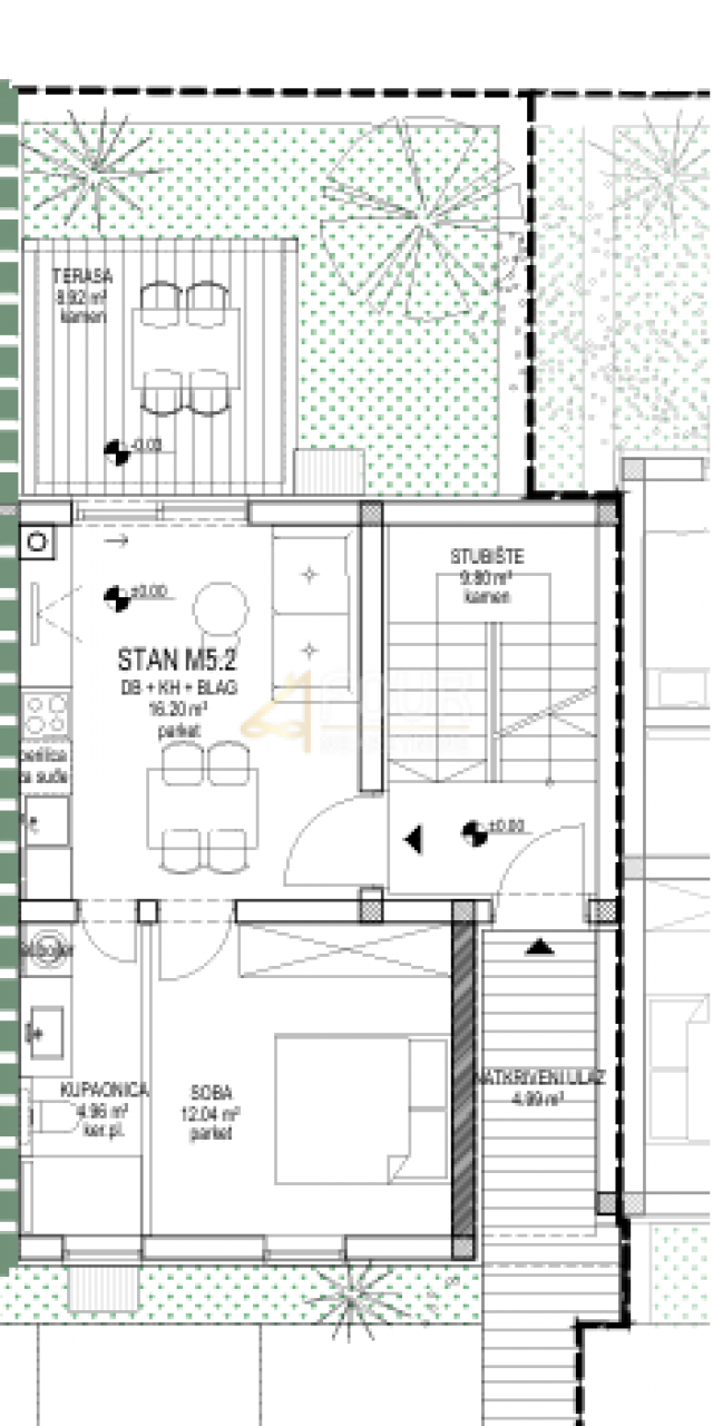 Wohnung Cres, 46,27m2