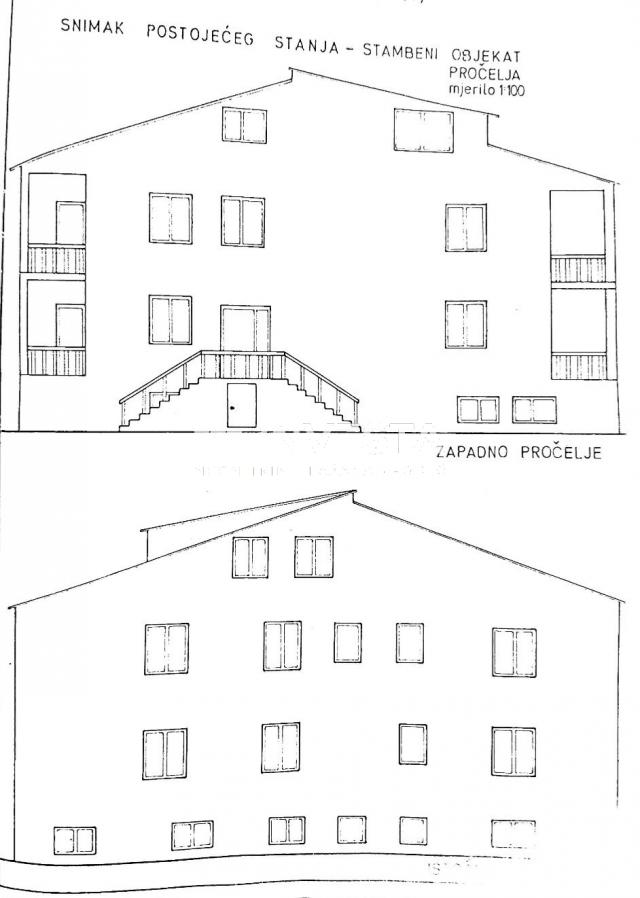 Medulin centar, prostrana kvalitetna apartmanska kuća sa potencijalom