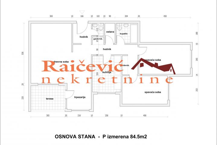 VOZDOVAC BANJICA 85m2 , T , 173000e