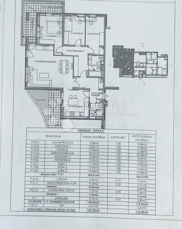 Wohnung Maksimir, 118,04m2