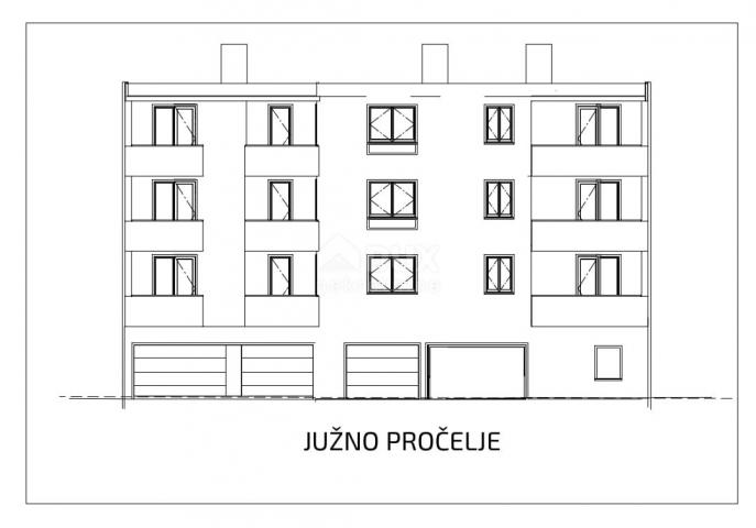 ISTRIEN, PULA - Wohnung in einem neuen Gebäude mit Garage!