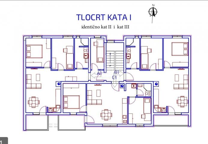 ISTRIEN, PULA - Wohnung in einem neuen Gebäude mit Garage!