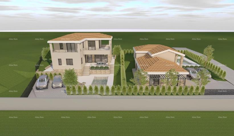 Building land Sale of construction land with a project, Bibići.