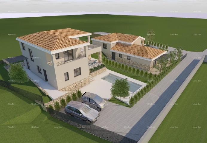 Building land Sale of construction land with a project, Bibići.