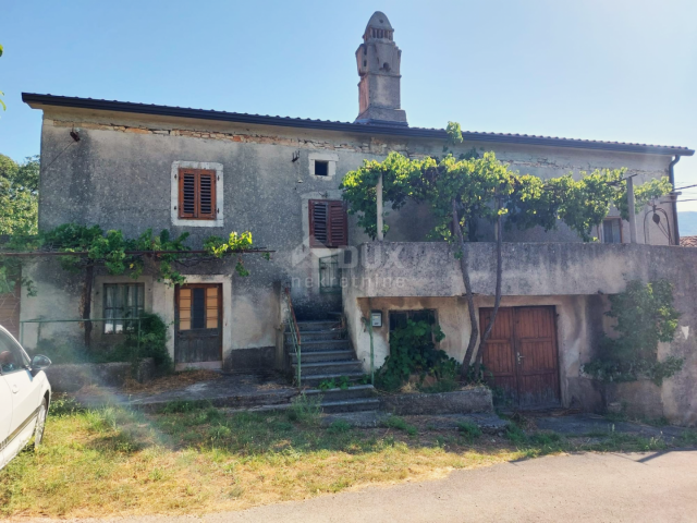 ISTRIEN, LABIN - Steinhaus in der Renovierungsphase mit Meerblick