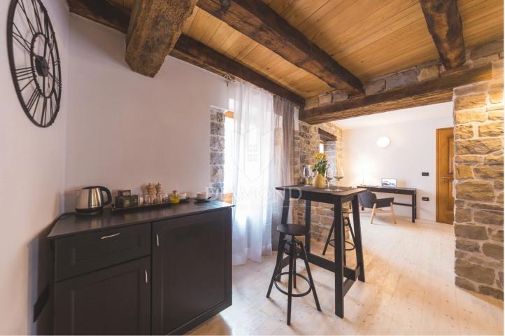 Istria, Oprtalj - House with 3 Apartments and Business Space