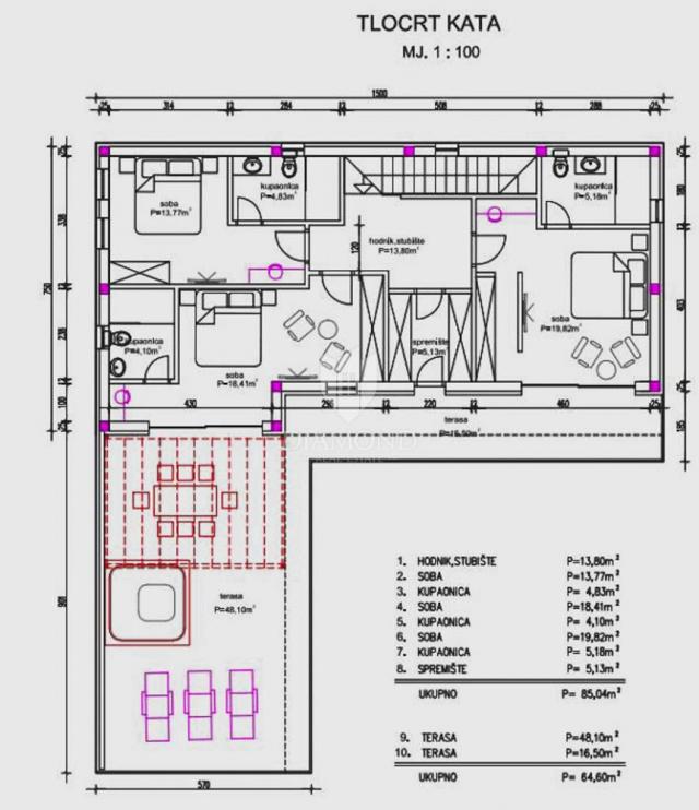 Land with a project 5 minutes from the sea!