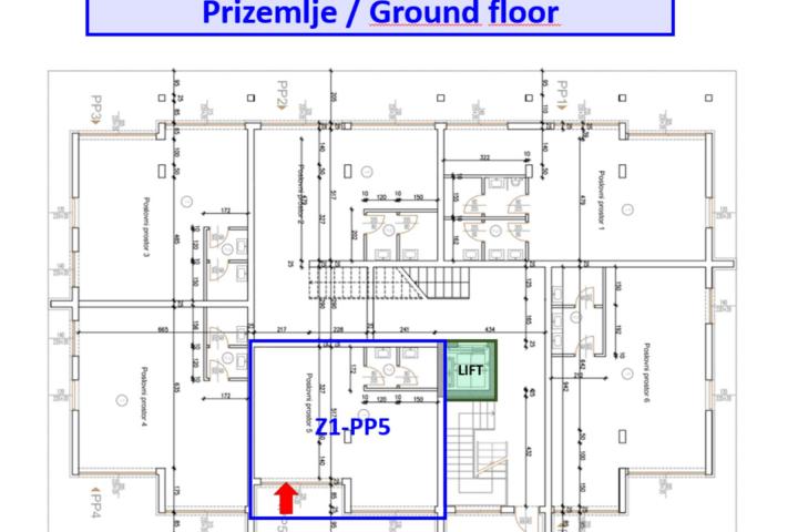 Pula, Veli Vrh - Poslovni prostor u novogradnji 47 m2