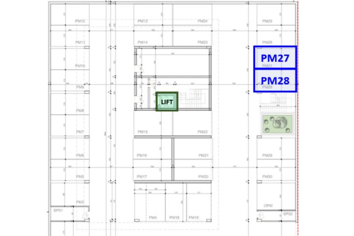 Pula, Veli Vrh - Poslovni prostor u novogradnji 65 m2