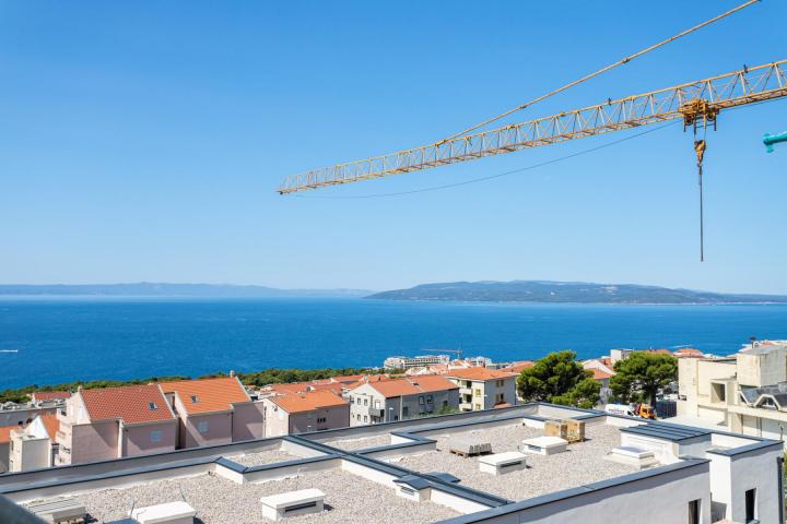 Makarska, penthouse s prostranom terasom i pogledomNKP 105, 56 m2