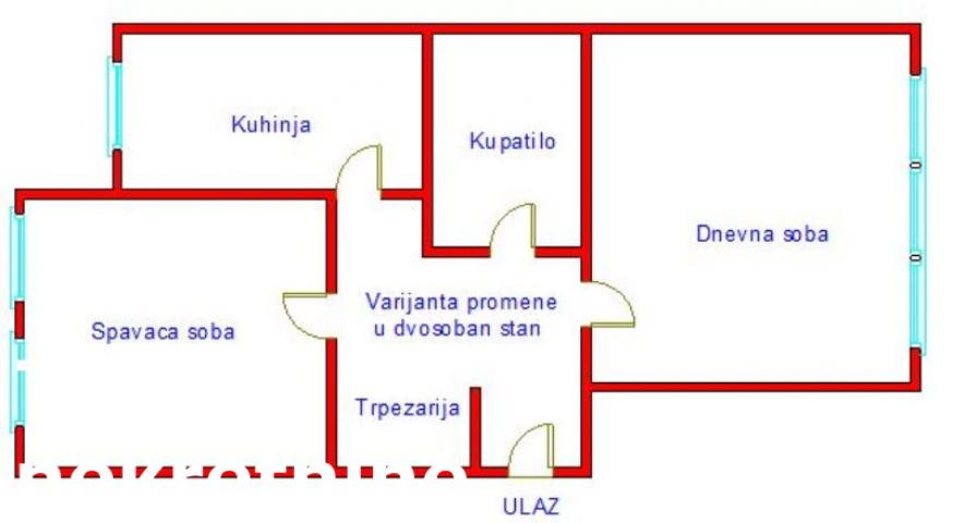 1 Jednosoban stan NOVI SAD, 99500€