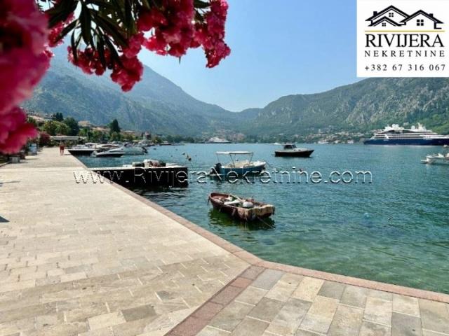 For sale seafront apartment in Dobrota Kotor