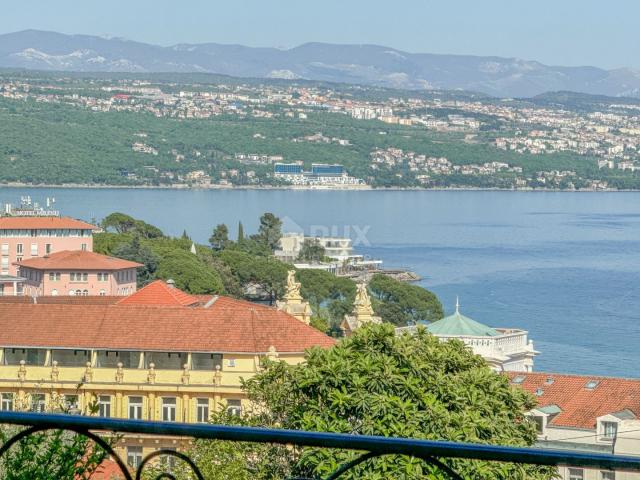 OPATIJA, ZENTRUM - Wohnung mit Garten in einem neuen Gebäude im Zentrum von Opatija mit Garage, Meer