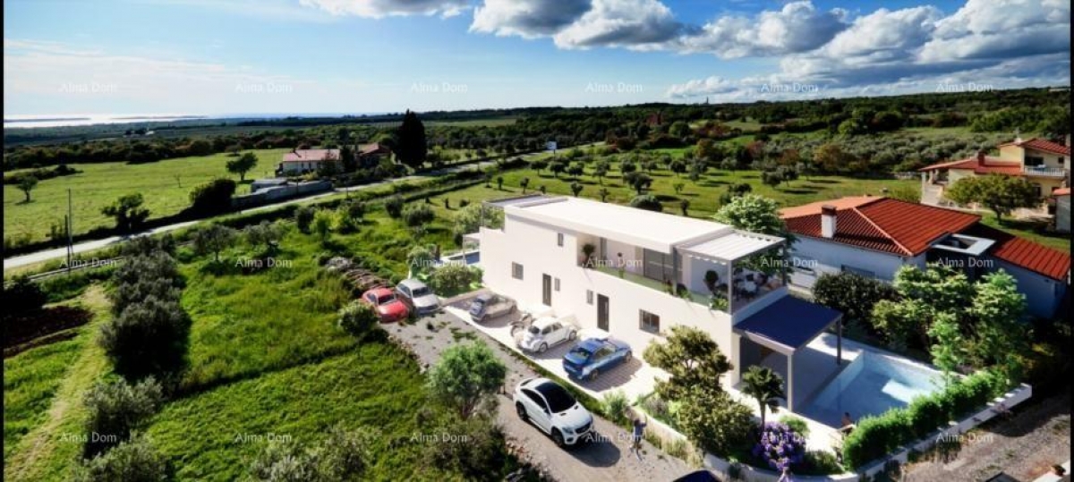 Haus Wir verkaufen ein wunderschönes Maisonette-Haus mit Pool und Blick auf das Meer und Brijuna in 