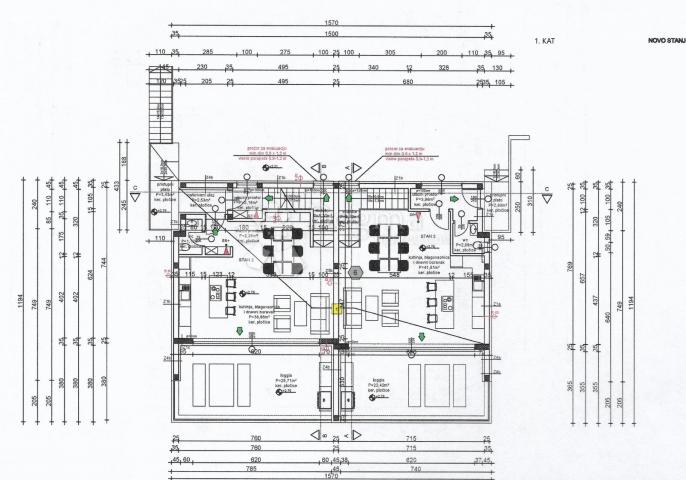 Wohnung Drage, Pakoštane, 68m2